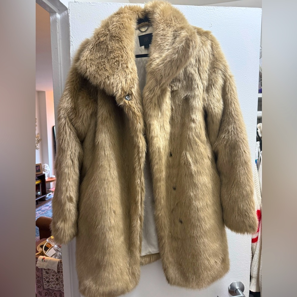 Banana Republic Faux Fur Coat